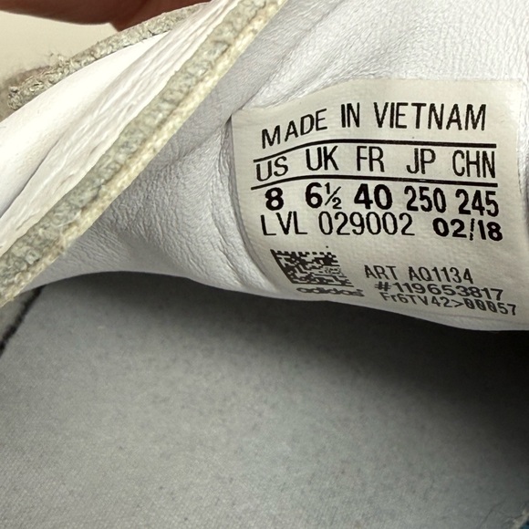 adidas Samba Platform – All Leather – White/ Black with Brown Gum Sole - Picture 6 of 8